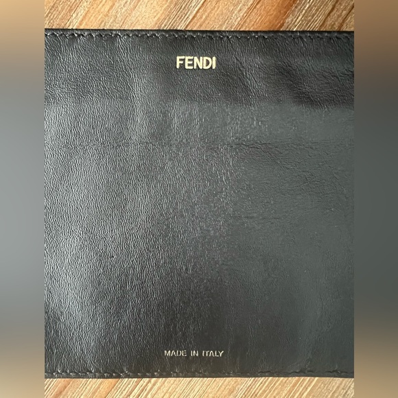 FENDI x Sarah Coleman FF Vertigo New & Auth Beaded Pouch - Picture 4 of 8